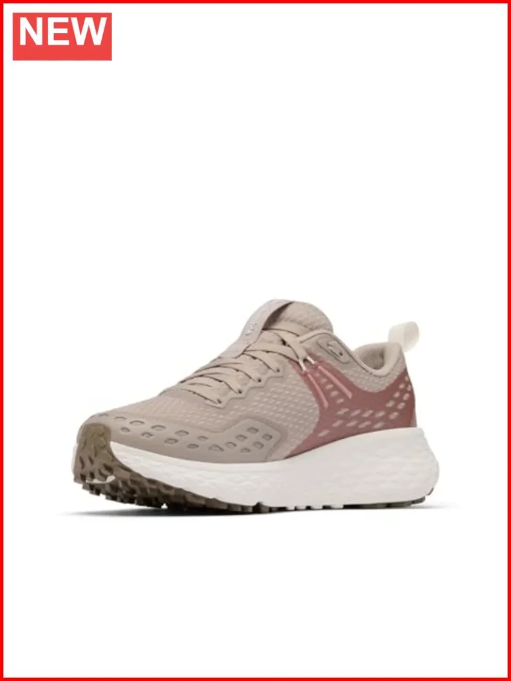 Women's Hiking Shoes - Techlite+ Cushioning, Rubber Sole, Pull-On Closure